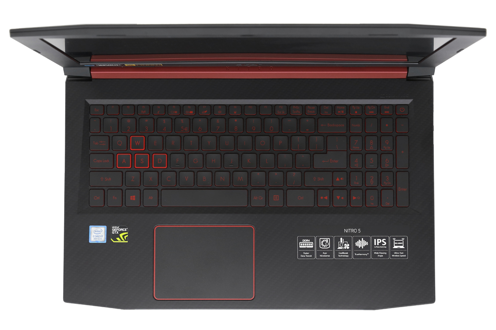 Laptop Acer Nitro 5 AN515 52 70AE i7 8750H/8GB/1TB/4GB GTX1050Ti/Win10/(Q3LSV.007) Màu Đen