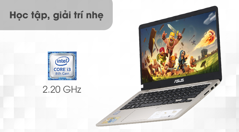 Laptop Asus VivoBook A411UA i3 8130U/4GB/1TB/Win10/(EB688T)