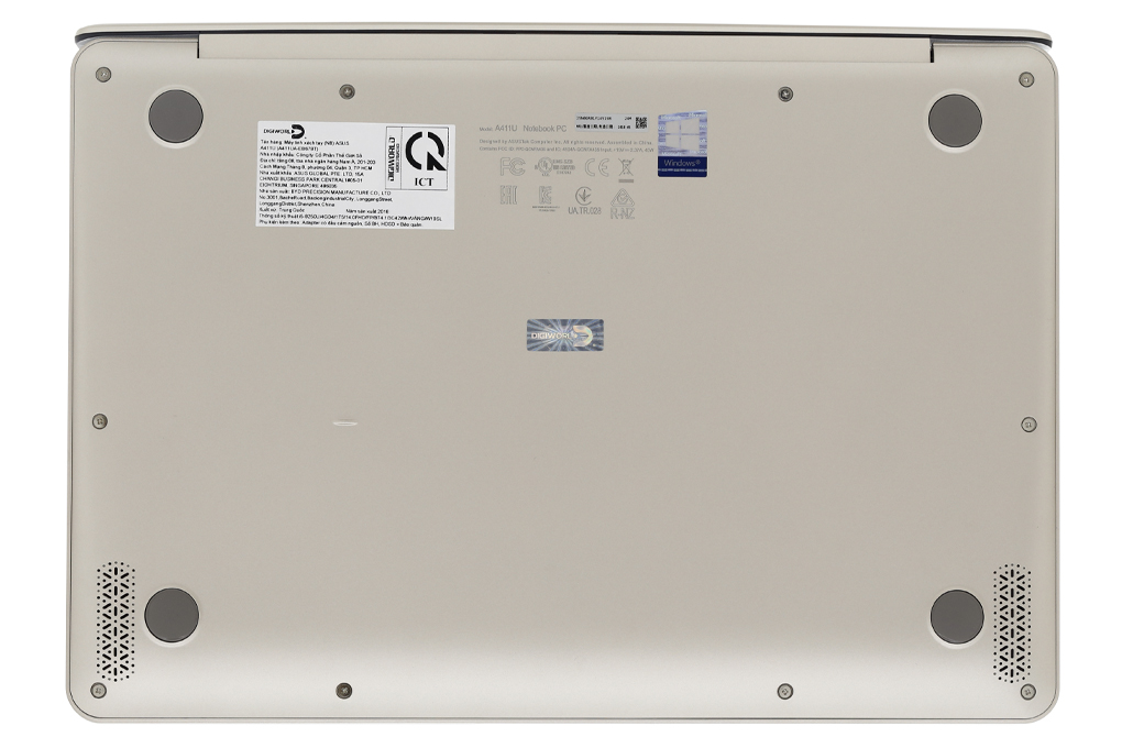 Laptop Asus VivoBook A411UA i3 8130U/4GB/1TB/Win10/(EB688T) Màu Vàng đồng