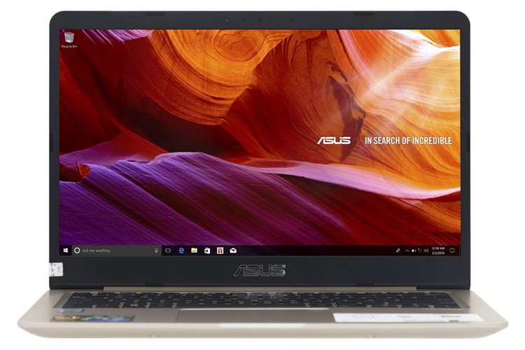 Laptop Asus VivoBook A411UA i3 8130U/4GB/1TB/Win10/(EB688T) Màu Vàng đồng