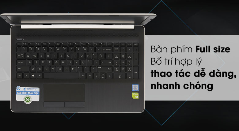 Laptop HP 15 da0036TX i7 8550U/4GB/1TB/2G MX130/Win10/(4ME78PA)