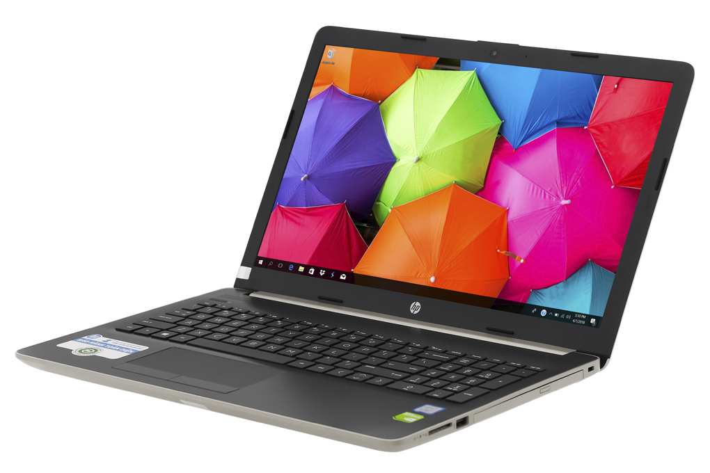 Laptop HP 15 da0036TX i7 8550U/4GB/1TB/2G MX130/Win10/(4ME78PA) Màu Vàng đồng