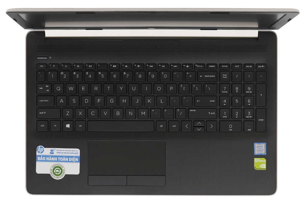 Laptop HP 15 da0036TX i7 8550U/4GB/1TB/2G MX130/Win10/(4ME78PA) Màu Vàng đồng