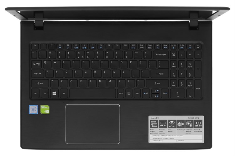 Laptop Acer Aspire E5 576G 52YQ i5 8250U/4GB/1TB/2GB MX130/Win10 (NX.GWNSV.001) Màu Đen