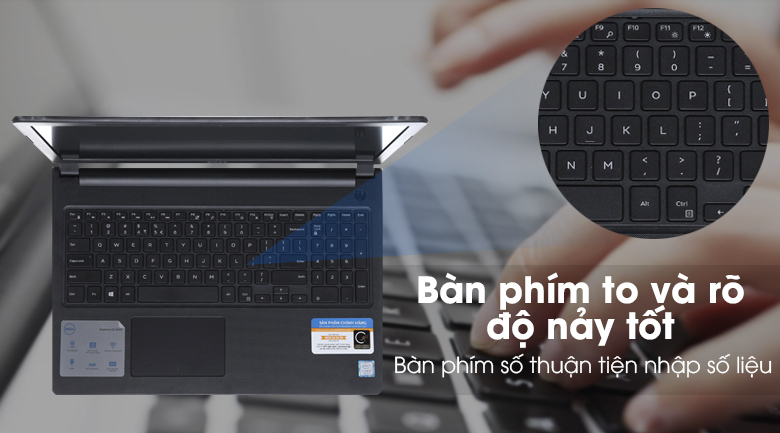 Laptop Dell Inspiron 3567 i3 7020U/4GB/1TB/Win10/(P63F002N67T)