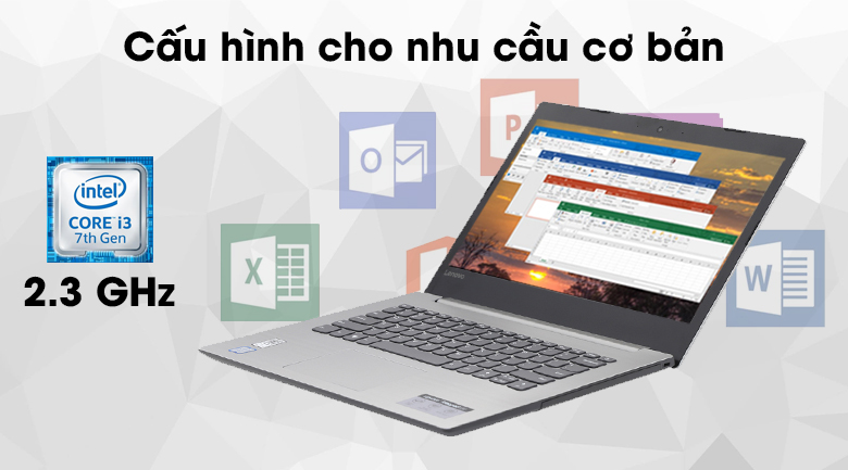 Laptop Lenovo IdeaPad 330 14IKBR i3 7020U/4GB/128GB/Win10/(81G2001AVN)