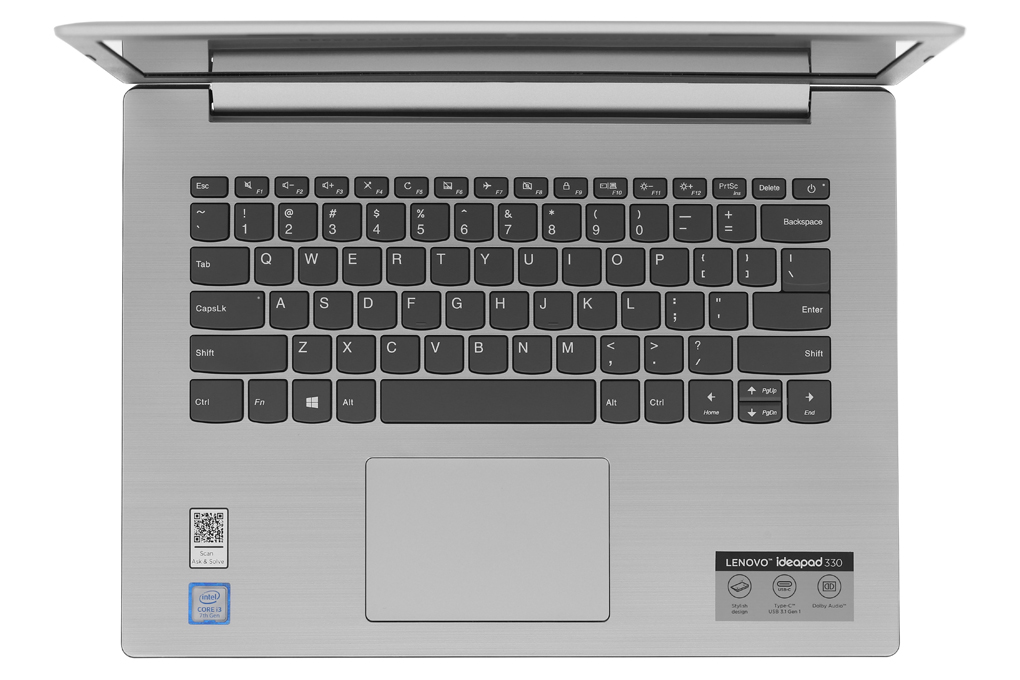 Laptop Lenovo IdeaPad 330 14IKBR i3 7020U/4GB/128GB/Win10/(81G2001AVN) Màu Xám