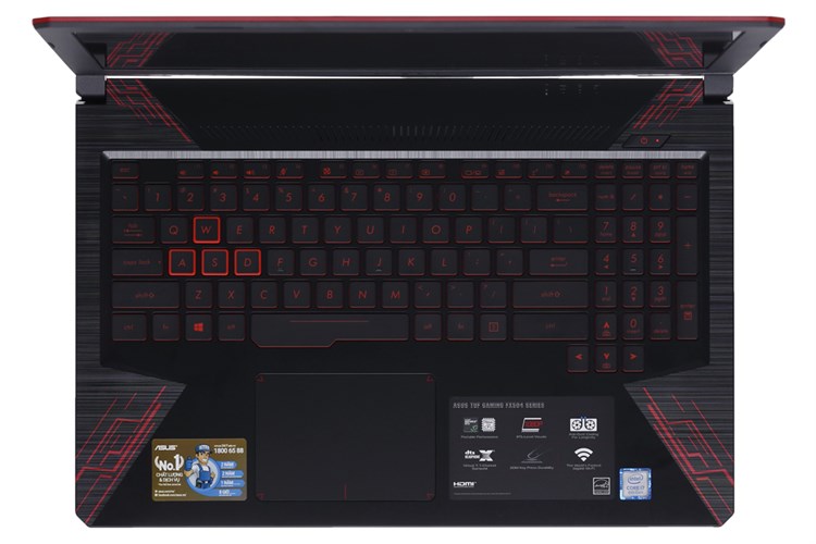 Laptop Asus FX504GD i7 8750H/8GB/1TB+128GB/4GB GTX1050/Win10/(E4081T)
