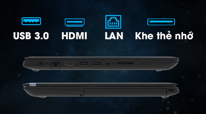 Laptop Lenovo IdeaPad 130 14IKB i3 7020U/4GB/1TB/Win10/(81H60017VN)