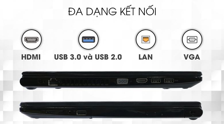 Laptop Dell Vostro 3568 i3 7020U/4GB/1TB/Win10/(VTI32072W) - 8