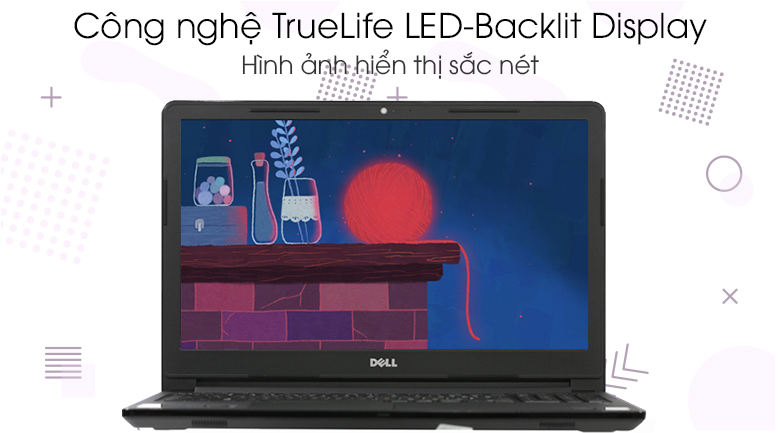 Laptop Dell Vostro 3568 i3 7020U/4GB/1TB/Win10/(VTI32072W) - 2