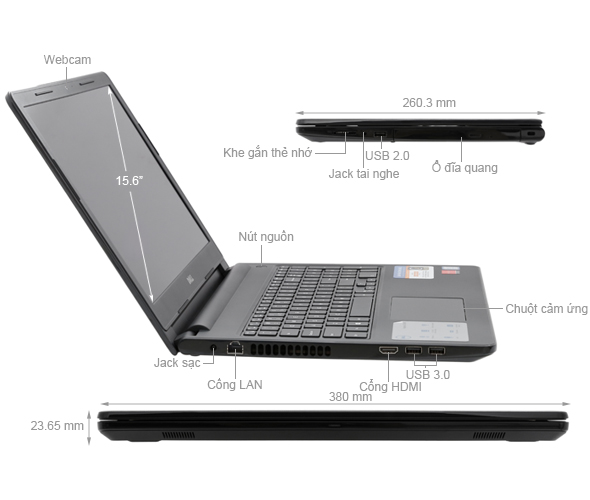 Dell Inspiron 3576 i3 7020U/4GB/1TB/2GB AMD 520/Win10/(C5I3132W)