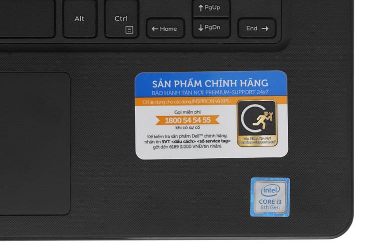 Laptop Dell Inspiron 3476 i3 8130U/4GB/1TB/Win10/(8J61P11) Màu Đen