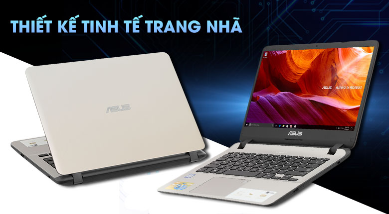 Laptop Asus VivoBook  X407UA i3 7020U/4GB/1TB/Win10 (BV351T)