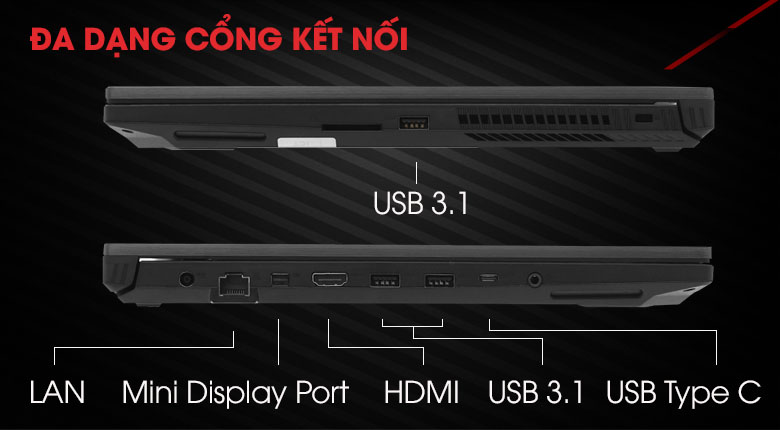 Laptop Asus ROG Strix Scar GL504GM i7 8750H/16GB/1TB+128GB/6GB GTX1060/Win10/(ES044T)