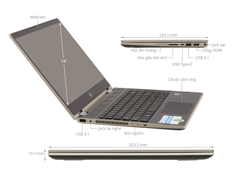 HP Pavilion x360 cd0082TU i3 8130U/4GB/1TB/Win10/(4MF15PA)