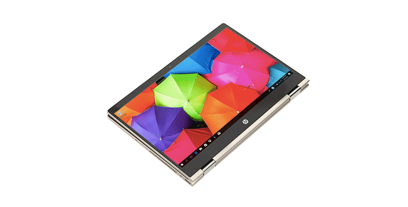 Thiết kế gập 360 độ trên HP X360 CDOO82TU Thiết kế gập 360 độ trên HP X360 CDOO82TU