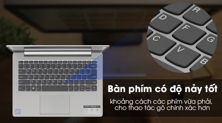 Laptop Lenovo IdeaPad 330S 14IKB i3 7020U/4GB/1TB/Win10/(81F400NMVN)