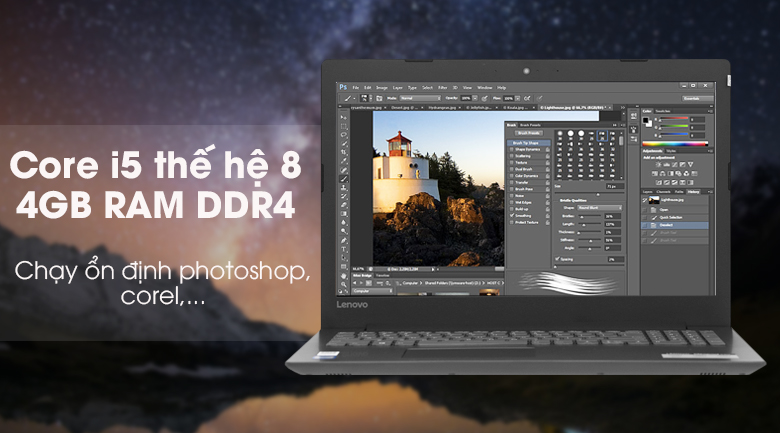 Laptop Lenovo Ideapad 330 15IKBR i5 8250U/4GB/1TB/Win10/(81DE01KWVN)