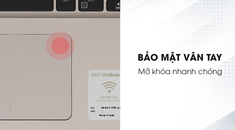 Laptop Asus VivoBook S15 S510UA i3 8130U/4GB/1TB/Win10/(BQ222T)