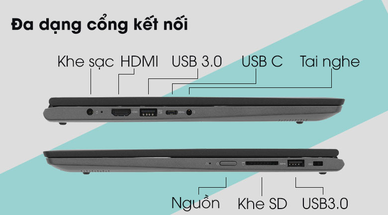 Laptop Lenovo Ideapad YOGA 530 14IKB i3 7130U/4GB/128GB/Win10 (81EK00MDVN)