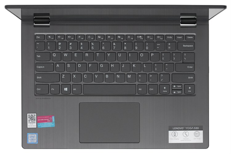 Laptop Lenovo Ideapad YOGA 530 14IKB i3 7130U/4GB/128GB/Win10 (81EK00MDVN) Màu Xám