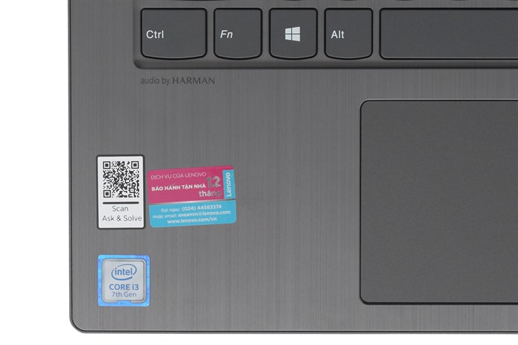 Laptop Lenovo Ideapad YOGA 530 14IKB i3 7130U/4GB/128GB/Win10 (81EK00MDVN) Màu Xám