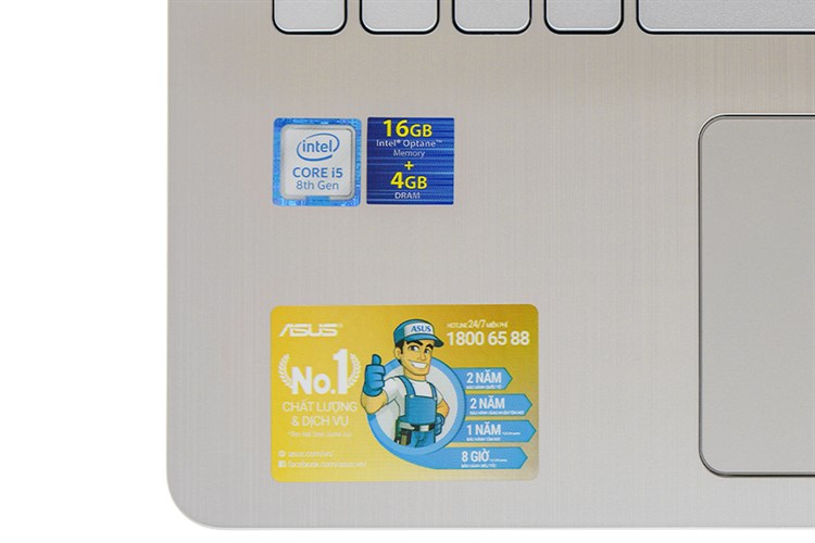 Laptop Asus Vivobook S15 S530UA i5 8250U/4GB+16GB/1TB/Win10 (BQ290T) Màu Vàng đồng