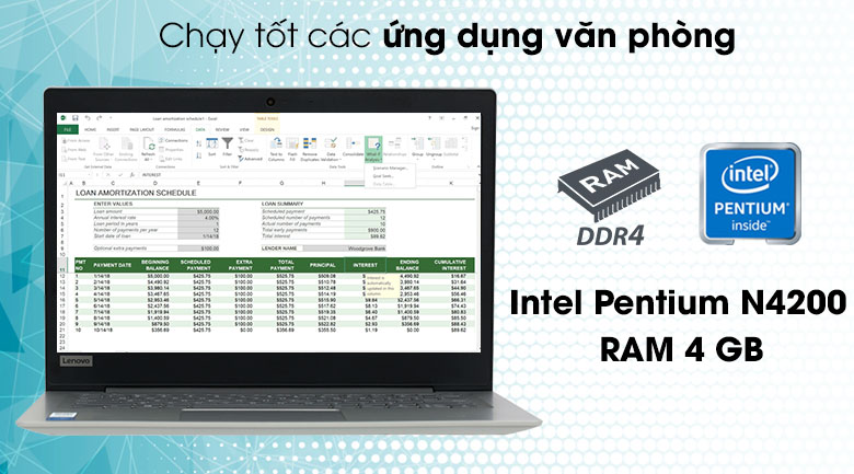 Laptop Lenovo Ideapad 120S 14IAP N4200/4GB/64GB/Win10 (81A500JYVN)