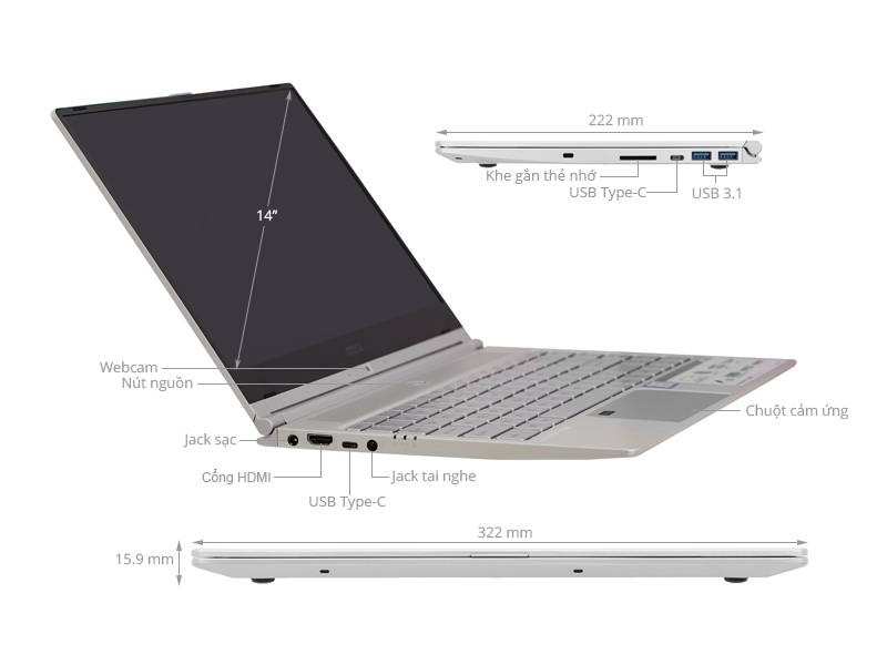 MSI Prestige PS42 i5 8250U/4GB/256GB/win10 (476VN)