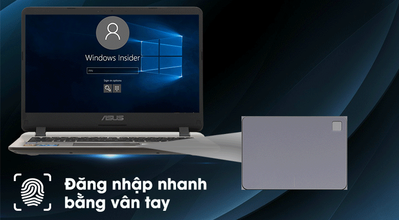 Laptop Asus VivoBook X507UA i3 7020U/4GB/1TB/Win10 (EJ727T)