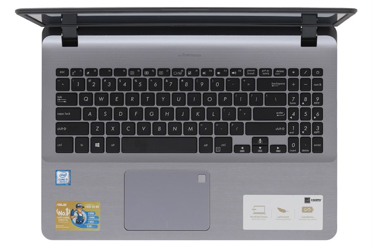 Laptop Asus VivoBook X507UA i3 7020U/4GB/1TB/Win10 (EJ727T) Màu Xám