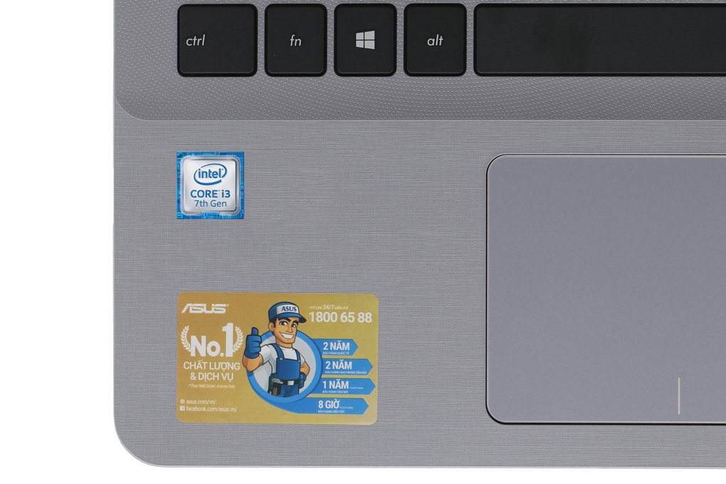 Laptop Asus VivoBook X507UA i3 7020U/4GB/1TB/Win10 (EJ727T) Màu Xám