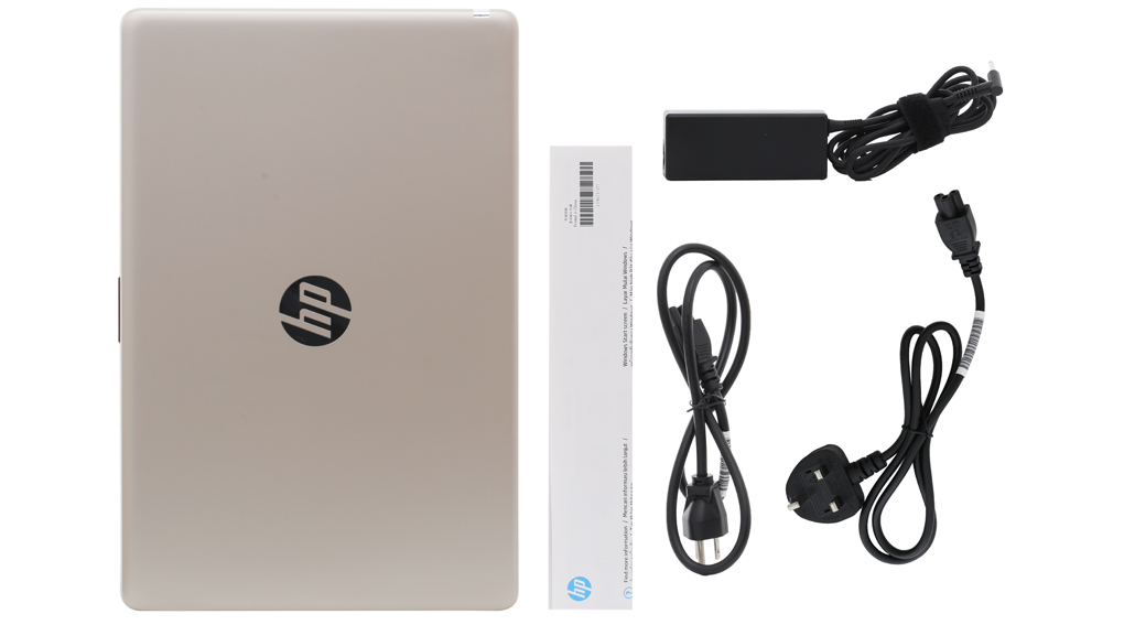 Bộ sản phẩm gồm: Dây nguồn ( 2 dây ) , Sách hướng dẫn, Thùng máy, Sạc Laptop HP