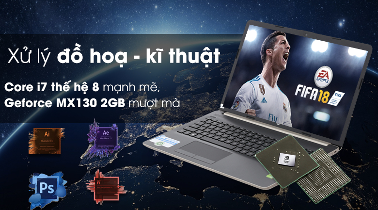 Laptop HP 15 da1033TX i7 8565U/4GB/1TB/2GB MX130/Win10 (5NK26PA)