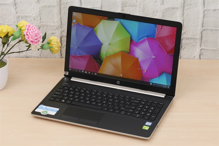 Laptop HP 15 da1033TX i7 8565U/4GB/1TB/2GB MX130/Win10 (5NK26PA) Màu Vàng