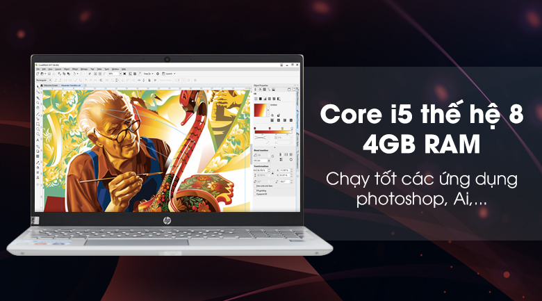 Laptop HP Pavilion 15 cs1009TU i5 8265U/4GB/1TB/Win10 (5JL43PA)