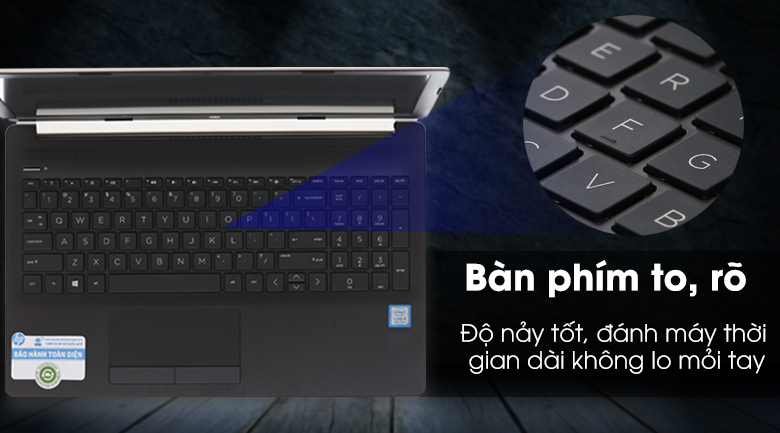 Laptop HP 15 da1023TU i5 8265U/4GB/1TB/Win10 (5NK81PA)