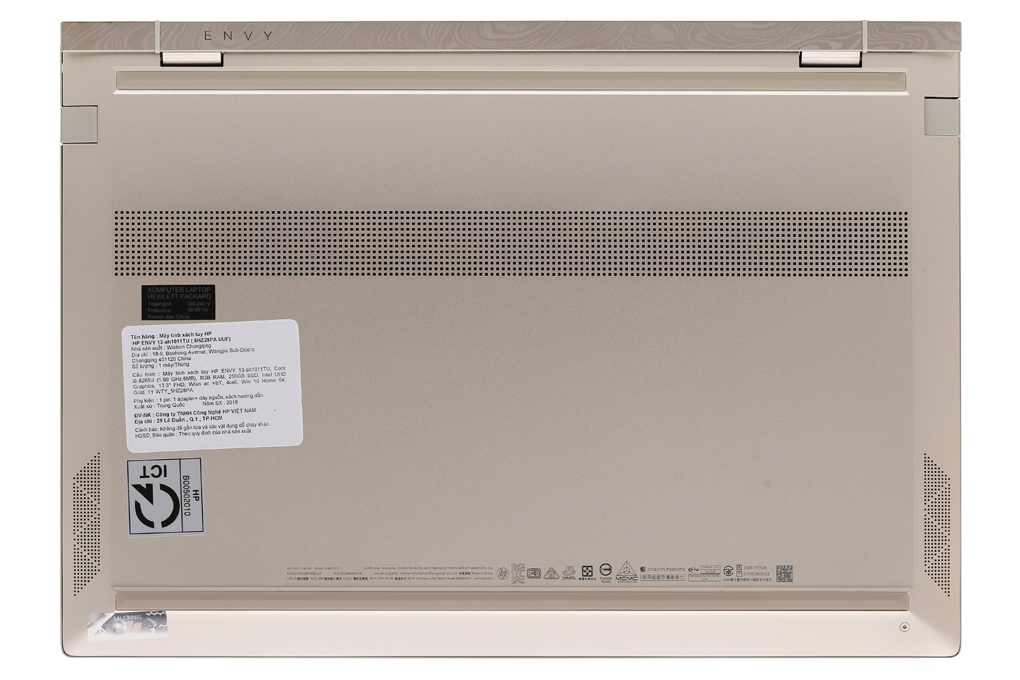 Laptop HP Envy 13 ah1011TU i5 8265U/8GB/256GB/Win10 (5HZ28PA) Màu Vàng