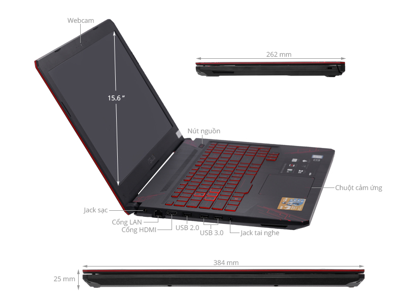 Asus FX504GE i5 8300H/8GB/1TB/GTX1050Ti/Win10/(E4138T)