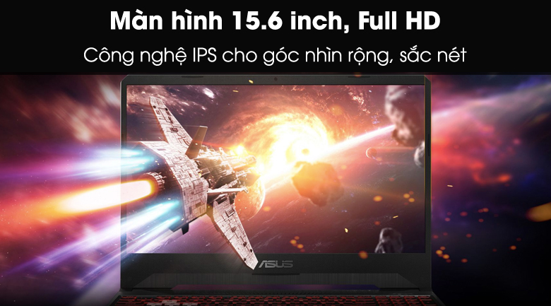 Laptop Asus FX505GE i7 8750H/8GB/1TB+128GB/GTX1050Ti/Win10/(BQ037T)