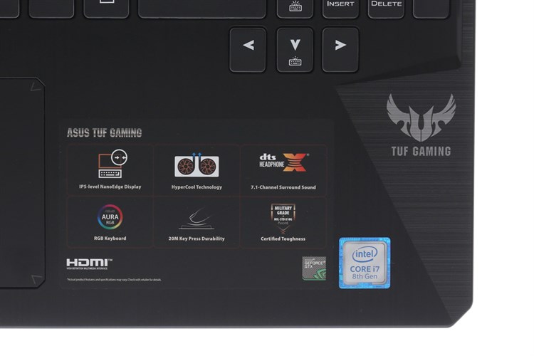 Laptop Asus FX505GE i7 8750H/8GB/1TB+128GB/GTX1050Ti/Win10/(BQ037T)