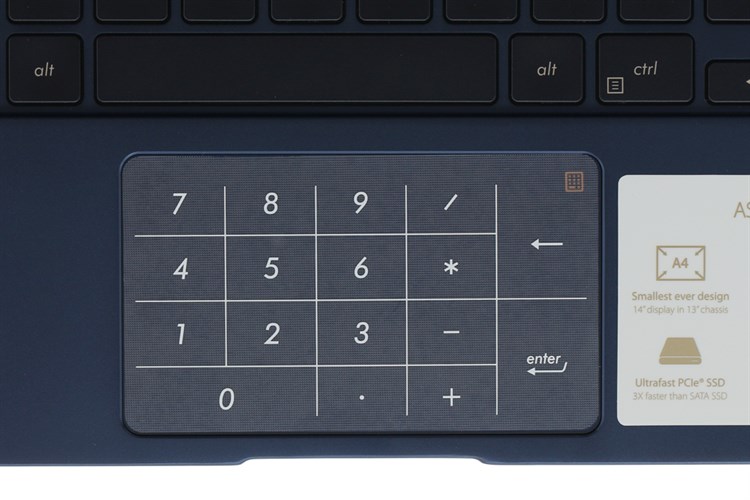 Laptop Asus ZenBook UX433FA i7 8565U/8GB/512GB/Túi/Win10 (A6076T) Màu Xanh Dương