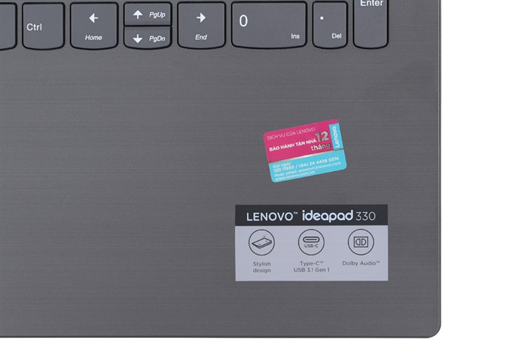Laptop Lenovo Ideapad 330 15IKBR i5 8250U/4GB/1TB/2GB AMD 530/Win10 (81DE010DVN) Màu Đen