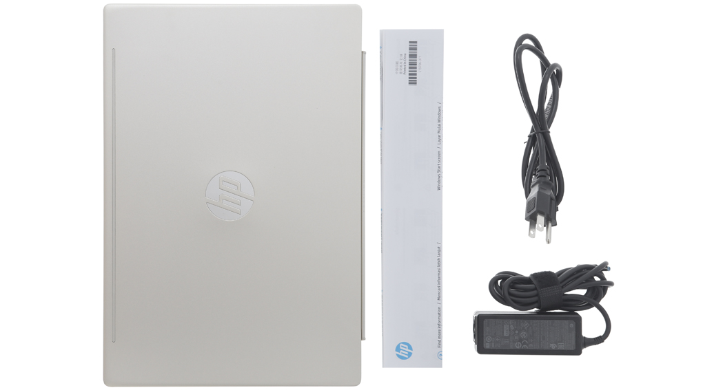 Bộ sản phẩm gồm: Dây nguồn, Sách hướng dẫn, Thùng máy, Sạc Laptop HP
