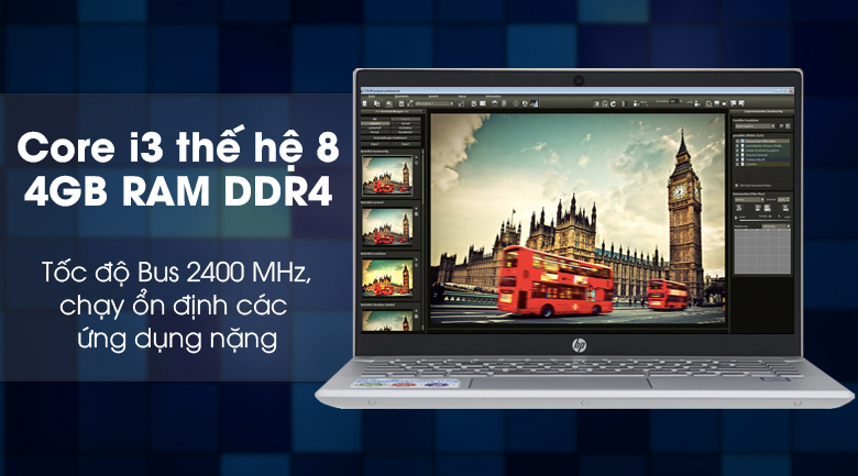 Laptop HP Pavilion 14 ce1011TU i3 8145U/4GB/1TB/Win10 (5JN17PA)