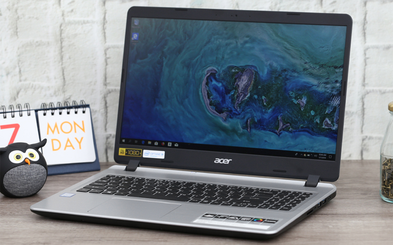Thiết kế thanh lịch trên laptop văn phòng Acer Aspire A515 53 5112 i5 (NX.H6DSV.002)