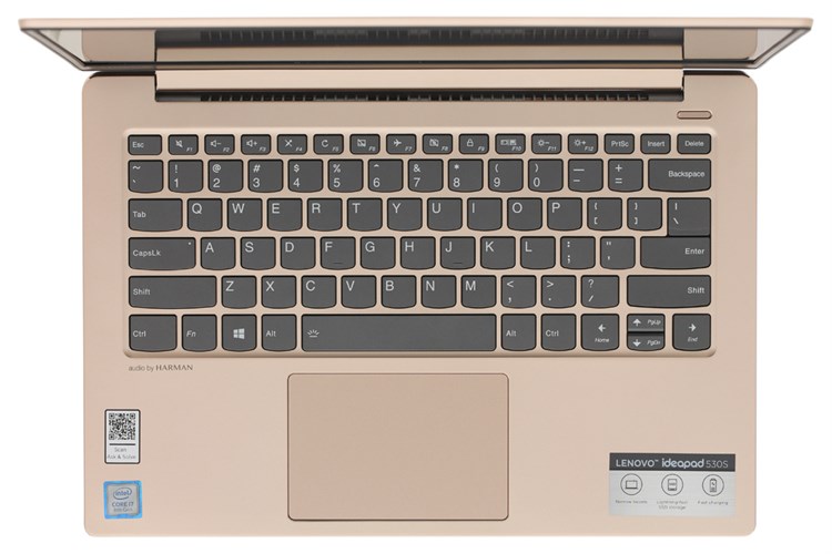 Laptop Lenovo Ideapad 530S 14IKB i7 8550U/8GB/256GB/Win10 (81EU00P5VN) Màu Vàng đồng