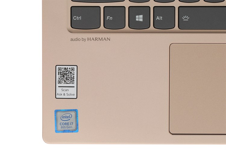 Laptop Lenovo Ideapad 530S 14IKB i7 8550U/8GB/256GB/Win10 (81EU00P5VN) Màu Vàng đồng