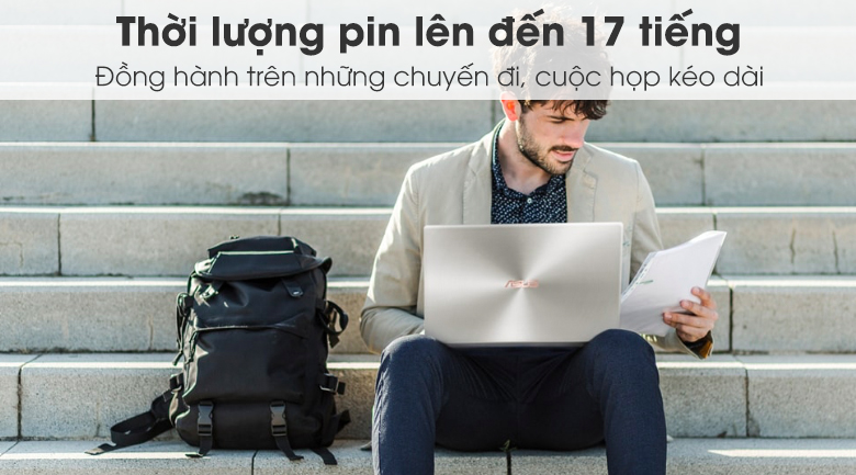 Laptop Asus ZenBook UX533FD i5 8265U/8GB/256GB/2GB GTX1050/Túi/Win10 (A9091T)